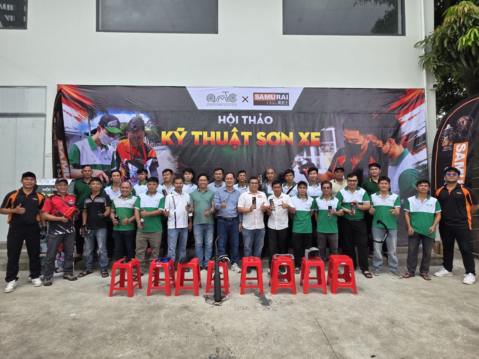 VMTC TỔ CHỨC HỘI THẢO KỸ THUẬT SƠN XE PHỐI HỢP CÙNG CÔNG TY SƠN SAMURAI VIỆT NAM